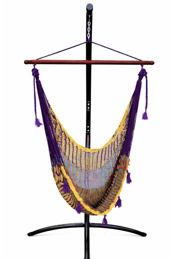 Deluxe Mayan Hammock Chair with Stand