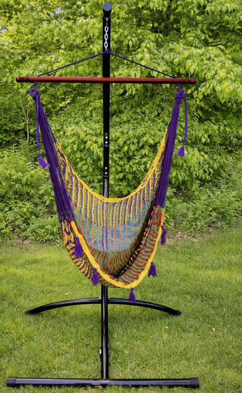 Deluxe Mayan Hammock Chair with Stand