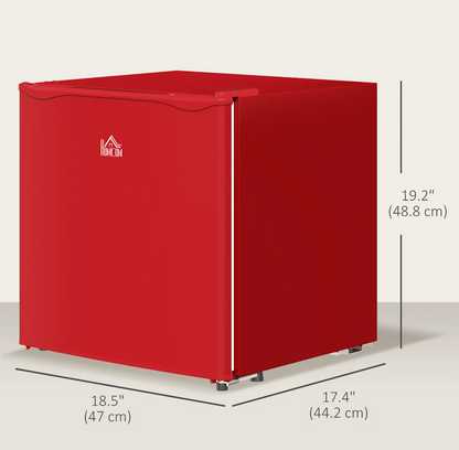HOMCOM 1.1 Cu. Ft. Mini Freezer, Compact Upright Freezer with Reversible Door