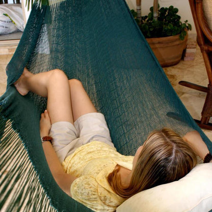 Mayan Hammock Double - Forest Green